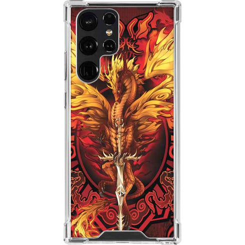 Fire Dragon by Ruth Thompson Galaxy S23 Ultra Clear Case