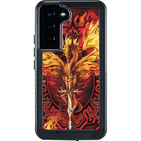 Fire Dragon by Ruth Thompson Galaxy S24 Plus Waterproof Case
