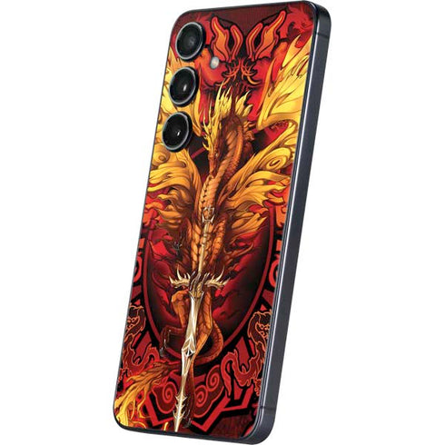 Fire Dragon by Ruth Thompson Galaxy S25 Skin