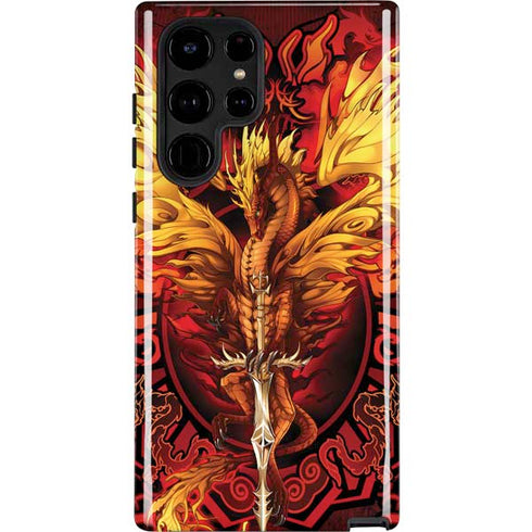 Fire Dragon by Ruth Thompson Galaxy Cases