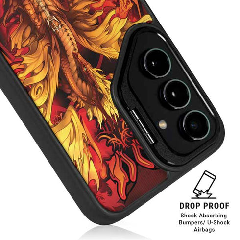 Fire Dragon by Ruth Thompson Galaxy S25 Ultra Kickstand Case