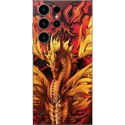 Fire Dragon by Ruth Thompson Galaxy S25 Ultra Skin
