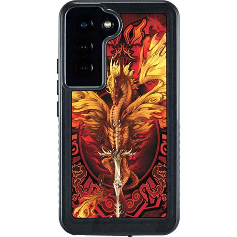 Fire Dragon by Ruth Thompson Galaxy S24 Waterproof Case