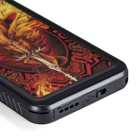 Fire Dragon by Ruth Thompson Galaxy S24 Waterproof Case