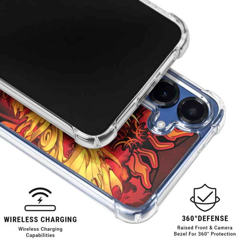 Fire Dragon by Ruth Thompson Galaxy S25 Plus Clear Case