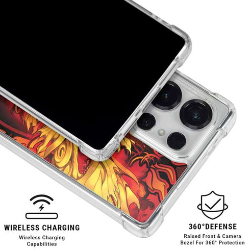 Fire Dragon by Ruth Thompson Galaxy S25 Ultra Clear Case