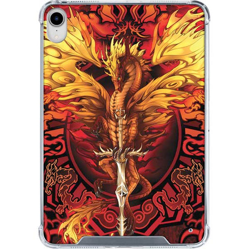 Fire Dragon by Ruth Thompson iPad 11th Gen (2025) Clear Case