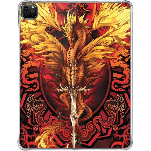 Fire Dragon by Ruth Thompson iPad Pro 11in (2024) Clear Case