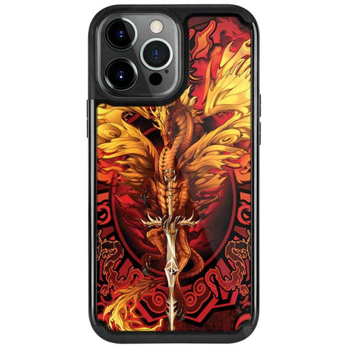 Fire Dragon by Ruth Thompson iPhone Cases