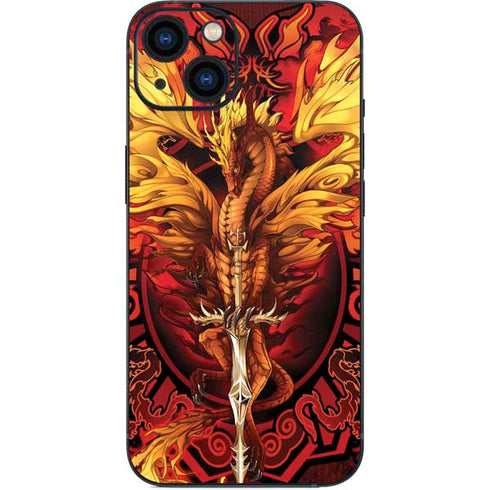 Fire Dragon by Ruth Thompson iPhone Skins