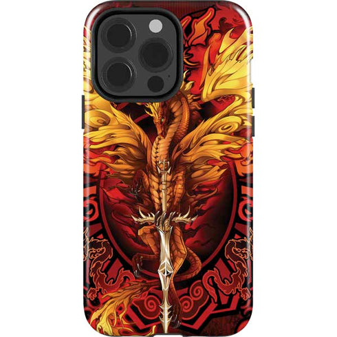 Fire Dragon by Ruth Thompson iPhone 15 Pro Impact Case