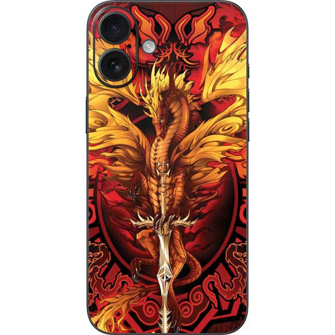Fire Dragon by Ruth Thompson iPhone 16 Plus Skin