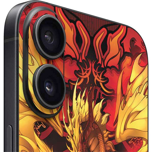 Fire Dragon by Ruth Thompson iPhone 16 Plus Skin