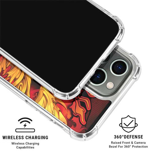 Fire Dragon by Ruth Thompson iPhone 16 Pro Clear Case