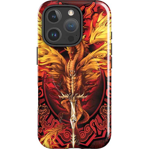 Fire Dragon by Ruth Thompson iPhone 16 Pro Magsafe Impact Case