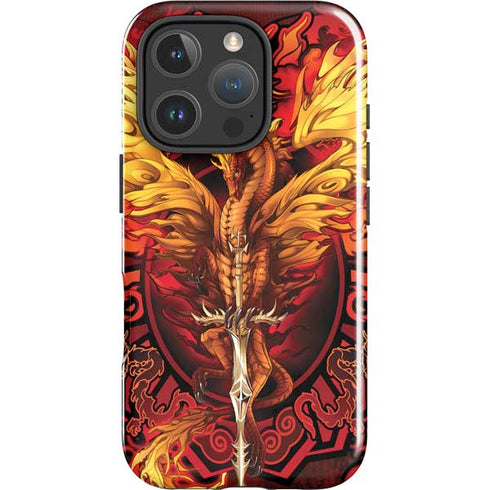 Fire Dragon by Ruth Thompson iPhone 16 Pro Max Impact Case