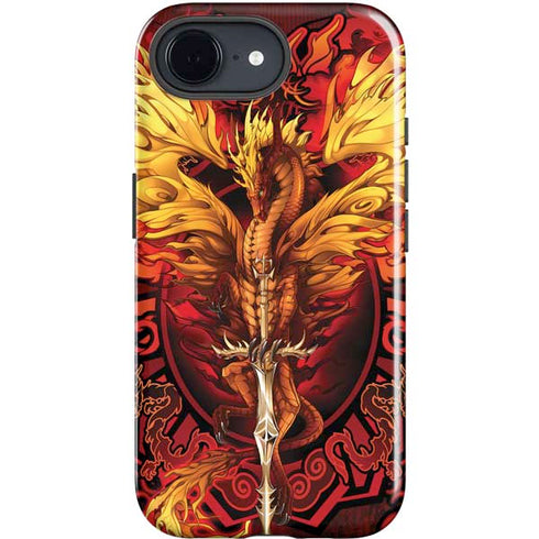 Fire Dragon by Ruth Thompson iPhone 16e Impact Case