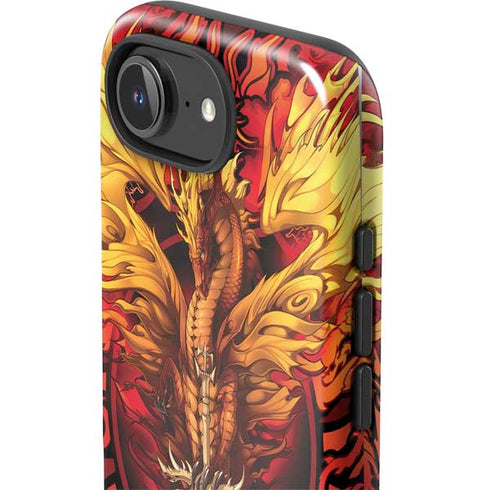 Fire Dragon by Ruth Thompson iPhone 16e Impact Case