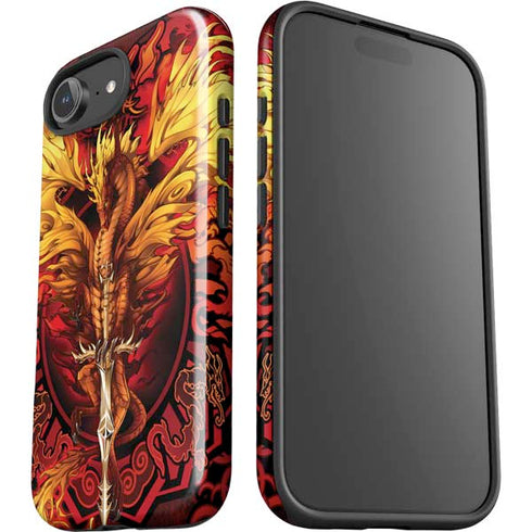Fire Dragon by Ruth Thompson iPhone 16e Impact Case