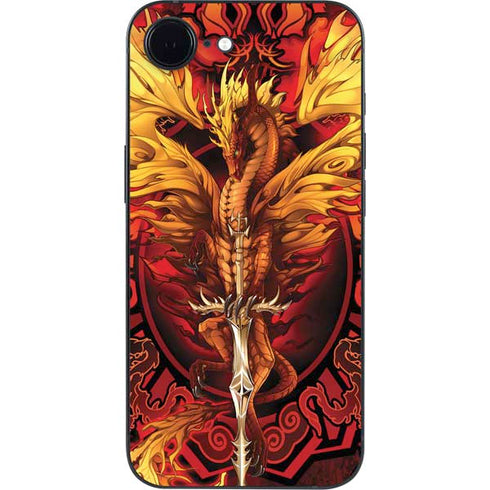 Fire Dragon by Ruth Thompson iPhone 16e Skin
