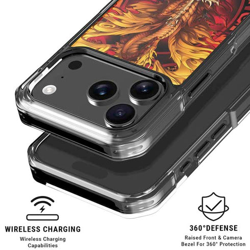 Fire Dragon by Ruth Thompson iPhone 18 Pro Clear Case
