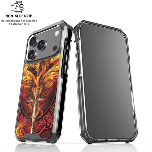 Fire Dragon by Ruth Thompson iPhone 18 Pro Clear Case