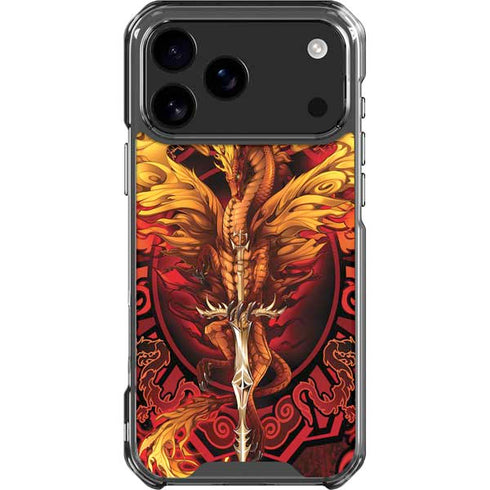 Fire Dragon by Ruth Thompson iPhone 18 Pro Max Clear Case