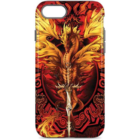 Fire Dragon by Ruth Thompson iPhone Cases