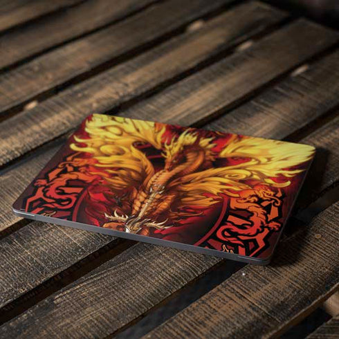 Fire Dragon by Ruth Thompson Apple MacBook Air Skin