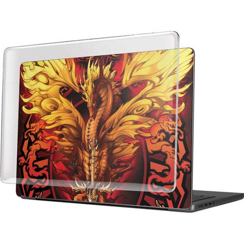 Fire Dragon by Ruth Thompson MacBook Pro 14in (2021-24) Case plus Skin
