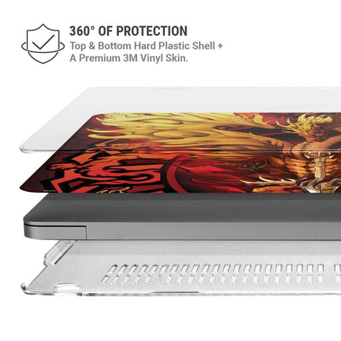 Fire Dragon by Ruth Thompson MacBook Pro 14in (2021-24) Case plus Skin