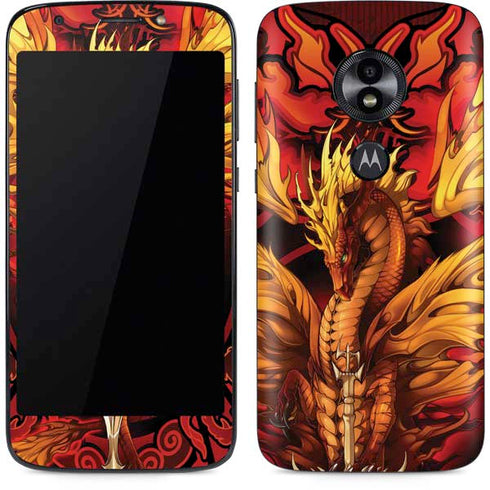 Fire Dragon by Ruth Thompson Moto E5 Play Skin