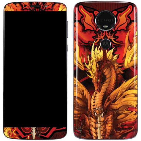 Fire Dragon by Ruth Thompson Moto E5 Plus Skin
