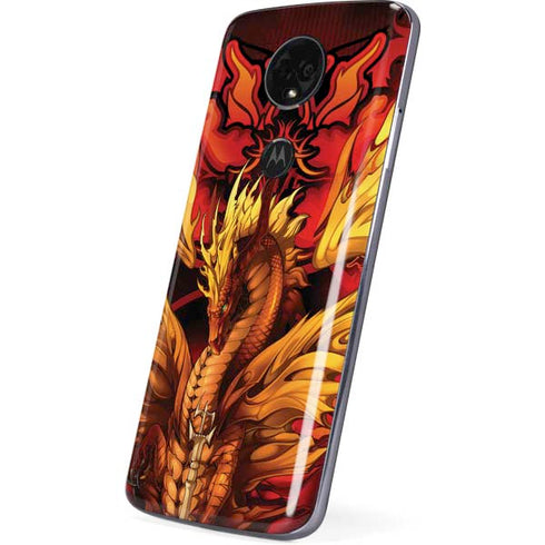 Fire Dragon by Ruth Thompson Moto E5 Plus Skin