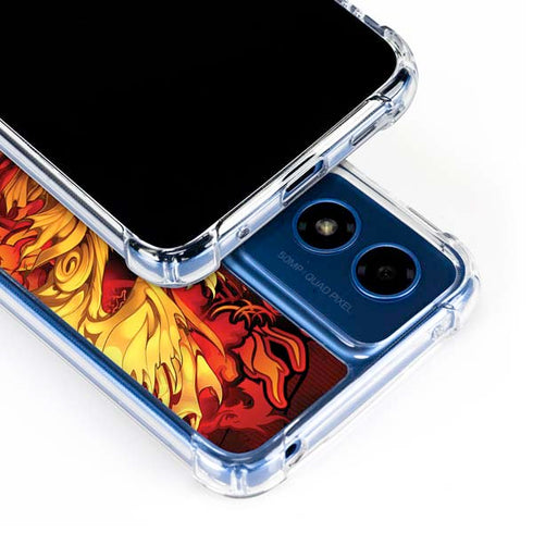 Fire Dragon by Ruth Thompson Moto G 5G (2024) Clear Case