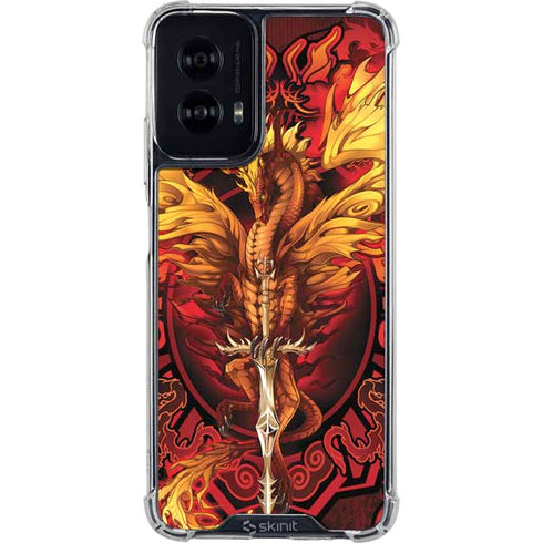 Fire Dragon by Ruth Thompson Moto G Power 5G (2024) Clear Case