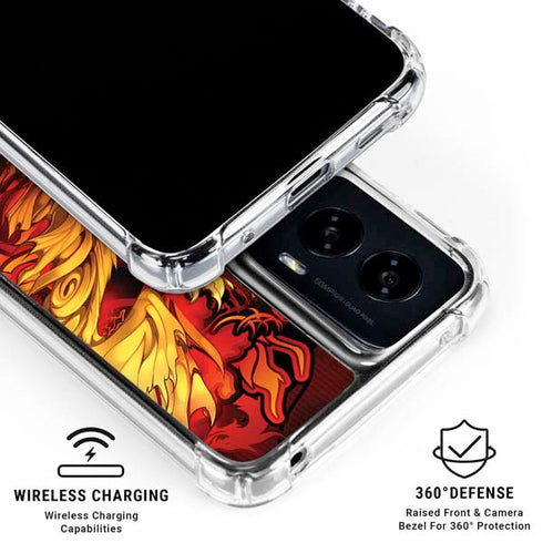 Fire Dragon by Ruth Thompson Moto G Power 5G (2024) Clear Case