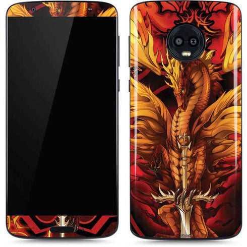 Fire Dragon by Ruth Thompson Moto G6 Skin