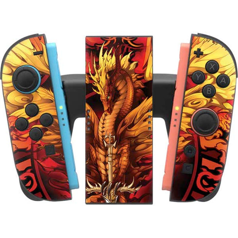 Fire Dragon by Ruth Thompson Nintendo Switch 2 (2025) Joy-Con Controller Skin