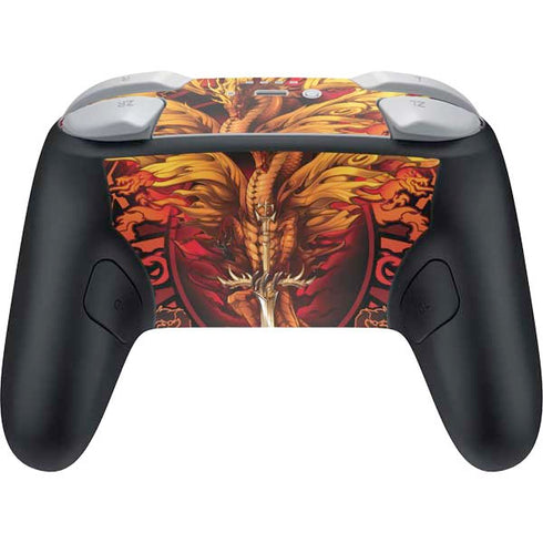 Fire Dragon by Ruth Thompson Nintendo Switch 2 (2025) Pro Controller Skin