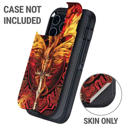 Fire Dragon by Ruth Thompson Otterbox Defender iPhone Skin