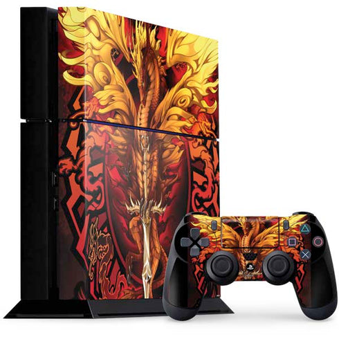 Fire Dragon by Ruth Thompson PlayStation PS4 Skins