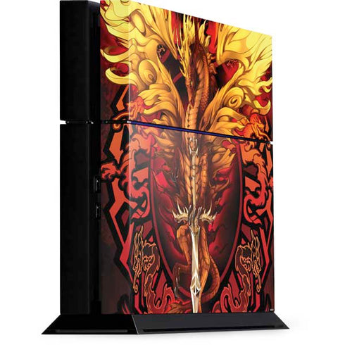 Fire Dragon by Ruth Thompson PlayStation PS4 Skins