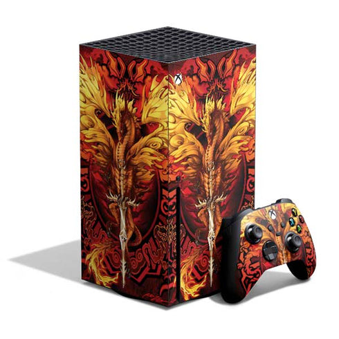 Fire Dragon by Ruth Thompson Xbox Series X Skins
