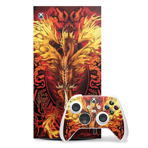 Fire Dragon by Ruth Thompson Xbox Series X Skins