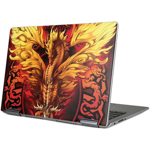 Fire Dragon by Ruth Thompson Yoga 710 14in Skin