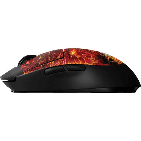 Fire Stalker Wolf by Tom Wood G Pro Wireless Gaming Mouse Skin