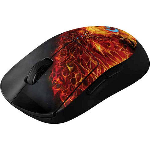 Fire Stalker Wolf by Tom Wood G Pro Wireless Gaming Mouse Skin