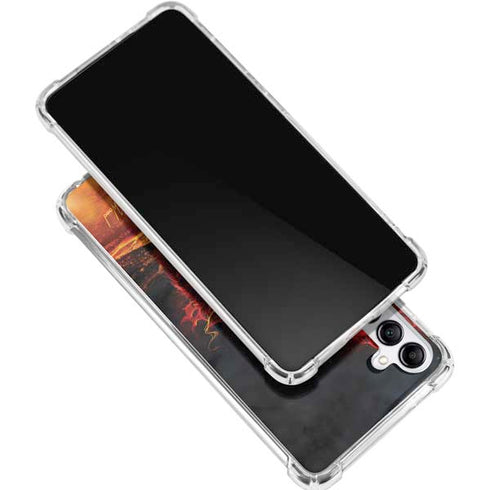 Fire Stalker Wolf by Tom Wood Gabb Phone 4 Clear Case