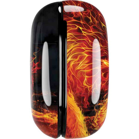 Fire Stalker Wolf by Tom Wood Galaxy Buds Live Skin